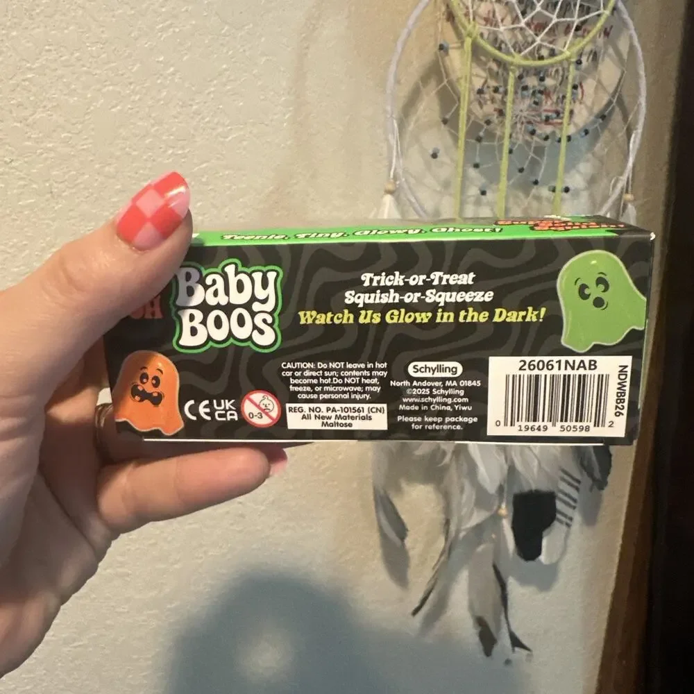 NeeDoh Baby Boos 3-Pack 2026 Halloween- New Rare Schylling Ghosts.